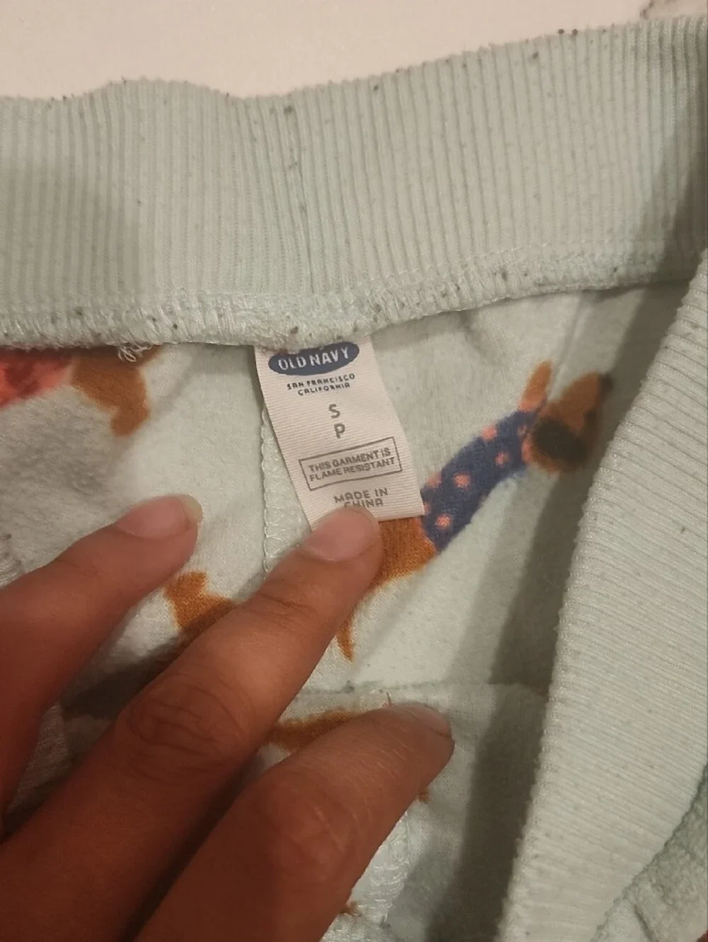 Old Navy Kids Light Blue Dachshund Print Pajama Pants